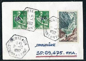 Lettre Commandant Schmitt 12- Berteaux- Constantine
